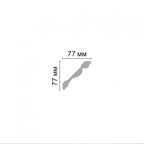 Плинтус потолочный Decomaster D154B (77*77*2000 мм)