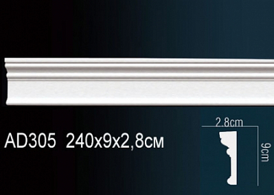 AD305F молдинг гибкий Perfect Decor