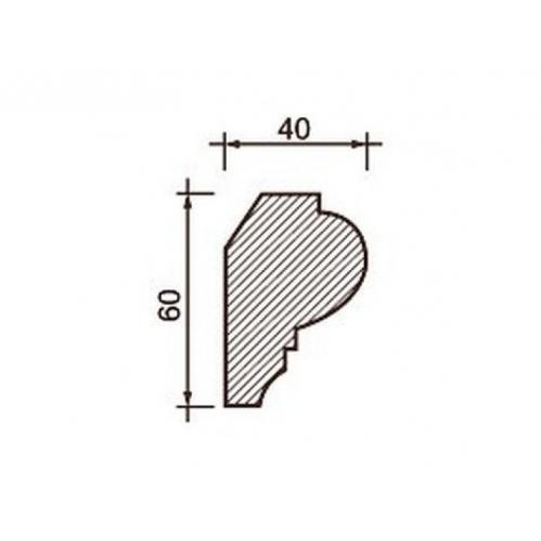 Карниз Кт-29 (60х40мм)