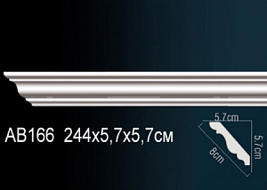 AB166 карниз гладкий Perfect Decor