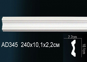 AD345F молдинг гибкий Perfect Decor