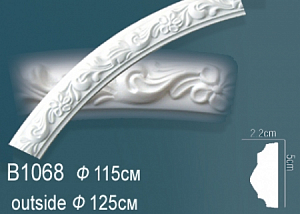 B1068 круговой молдинг Perfect Decor