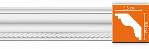 DT-138F гибкий плинтус Decomaster (55*55*2400мм)