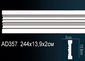AD357 молдинг гладкий Perfect Decor