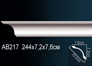 AB217 карниз гладкий Perfect Decor
