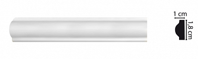 Молдинг Decomaster D160 ДМ (18*10*2000мм)