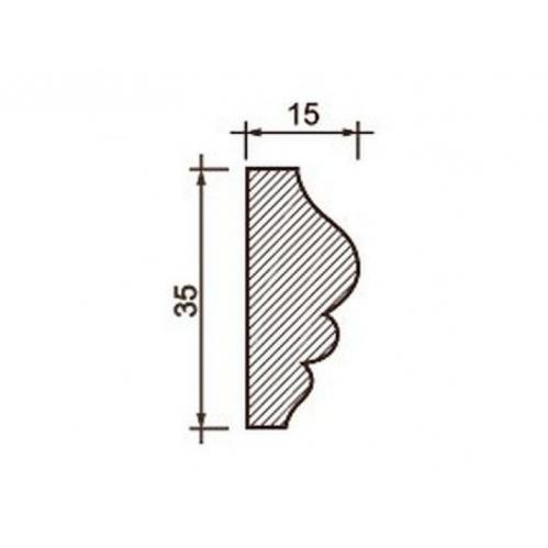 Молдинг М-13, 35Нх15мм
