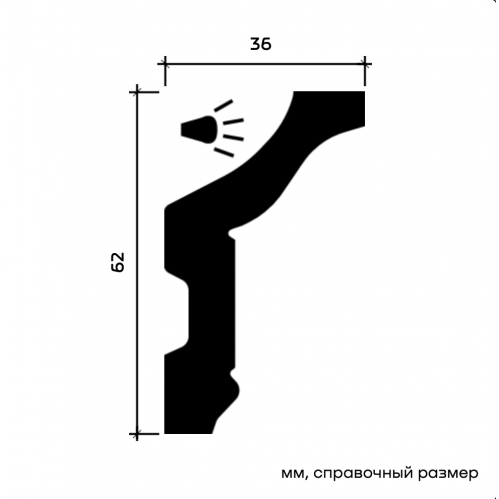 1.50.174 Карниз Европласт