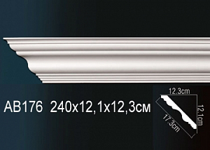 AB176 карниз гладкий Perfect Decor
