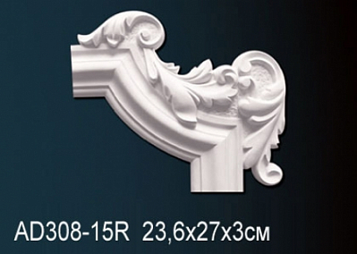 AD308-15R угловой элемент Perfect Decor