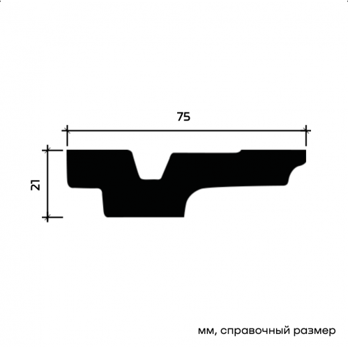 1.50.266F Карниз Европласт гибкий