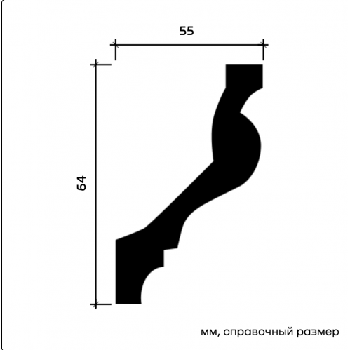 1.50.100F Карниз Европласт гибкий