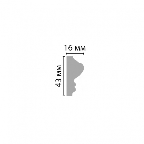 Молдинг A030 (43*16*2000)