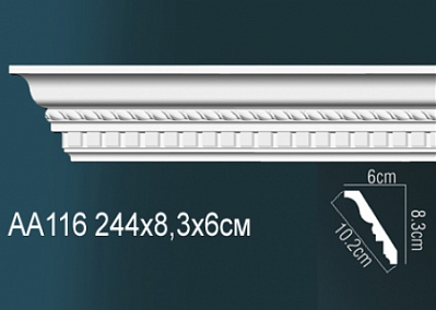 AA116 карниз с орнаментом Perfect Decor