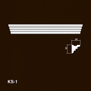 Карниз из гипса KS-1