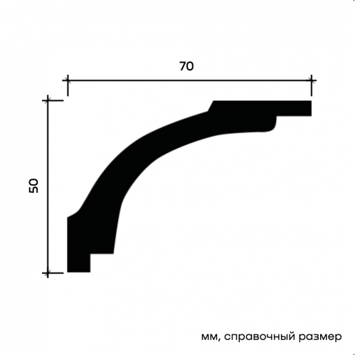 1.50.160F Карниз Европласт гибкий