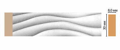D044-375 цветной молдинг (30*8*2400)