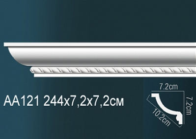 AA121 карниз с орнаментом Perfect Decor