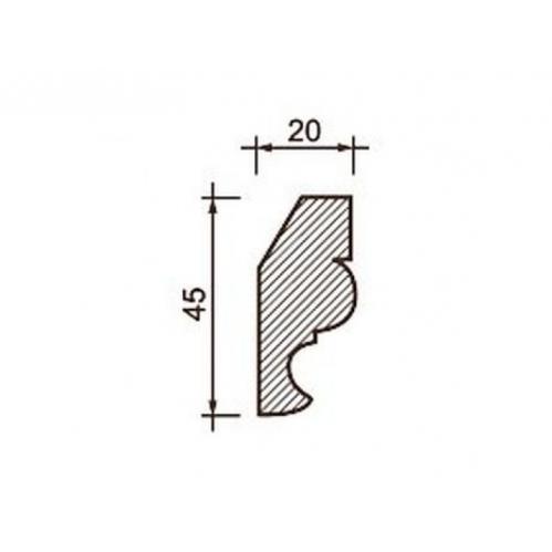 Карниз Кт-14 (45х20мм)