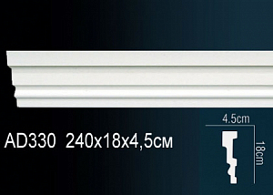 AD330 молдинг гладкий Perfect Decor