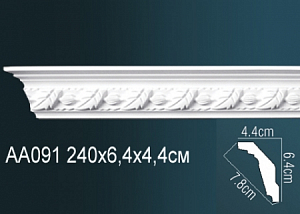 AA091 карниз с орнаментом Perfect Decor