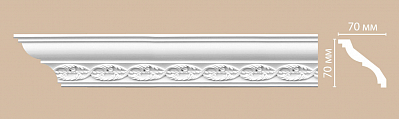 95615 плинтус Decomaster (70*70*2400)