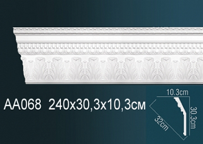 AA068 карниз с орнаментом Perfect Decor