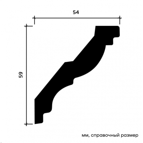1.50.288F Карниз Европласт гибкий