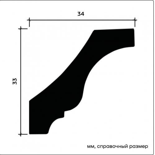1.50.158F Карниз Европласт гибкий