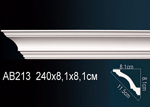 AB213 карниз гладкий Perfect Decor