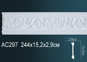 AC297 молдинг с орнаментом Perfect Decor