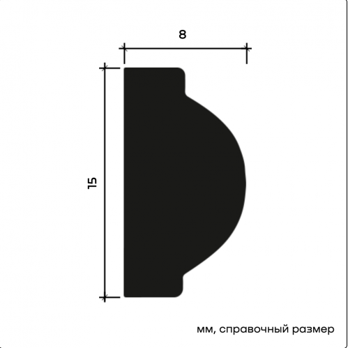 U.6.51.412 Молдинг Европласт