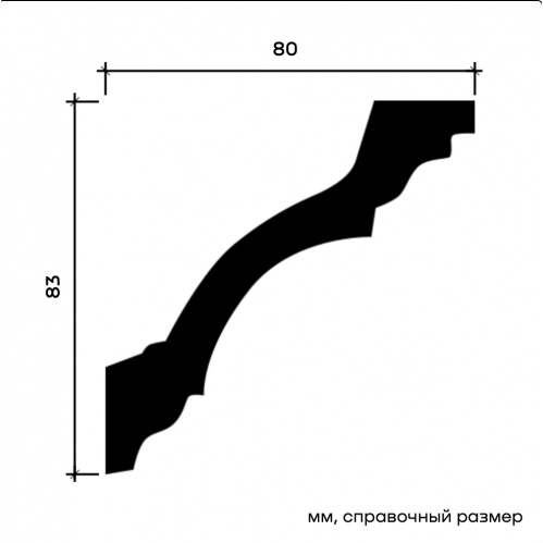 1.50.113F Карниз Европласт гибкий