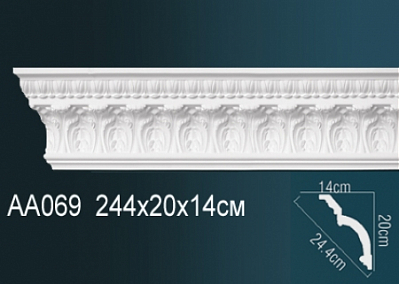 AA069 карниз с орнаментом Perfect Decor