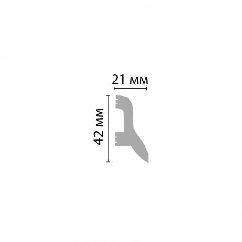 Плинтус D230-115 ДМ (42*21*2000 мм)