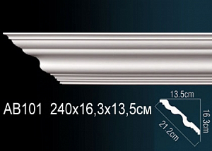 AB101 карниз гладкий Perfect Decor