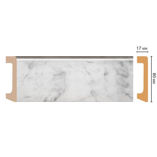 Плинтус Decomaster D235-79/20 (80*17*2400 мм)