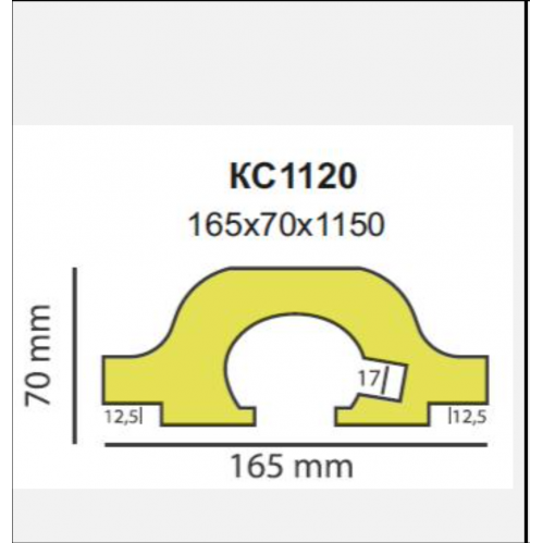 Карниз KD 120 / КС1120