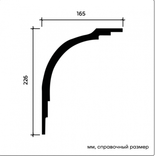 1.50.271F Карниз Европласт гибкий