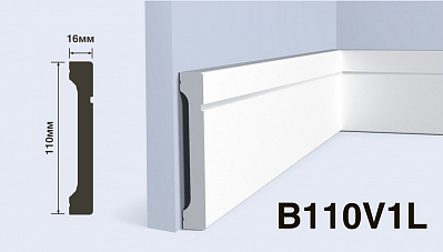Плинтус B110V1L HIWOOD