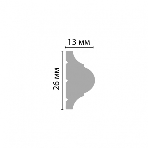 D001-115 ДМ молдинг (26*13*2000мм)