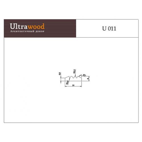 U 0011 молдинг Ultrawood (2,2 м)