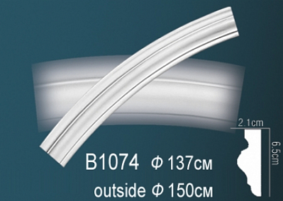 B1074 круговой молдинг Perfect Decor
