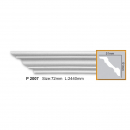 Карниз с гладким профилем P2007 (2,00 м)