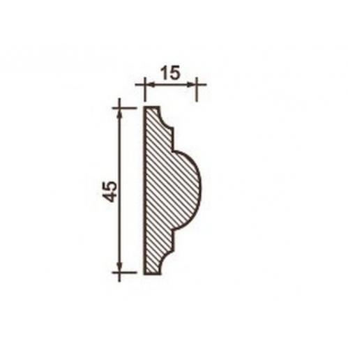 Молдинг М-140, 45Нх15мм