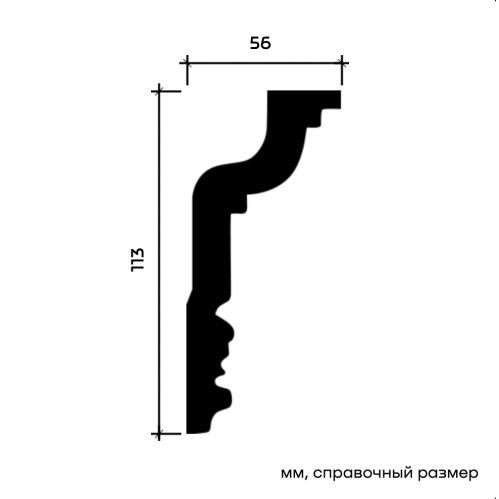 1.50.119F Карниз Европласт гибкий
