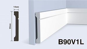 Плинтус B90V1L HIWOOD