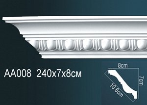 AA008 карниз с орнаментом Perfect Decor