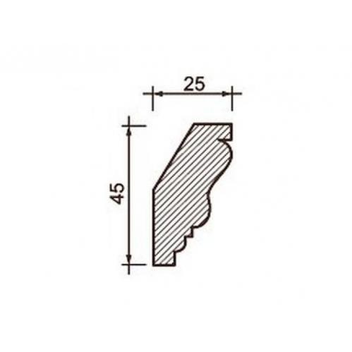 Карниз Кт-121 (45х25мм)