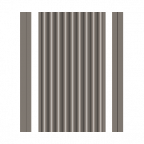 Панель NEXT арт. WPC 001 DGR st (2900 х 106 х 9,3 мм) Ultrawood